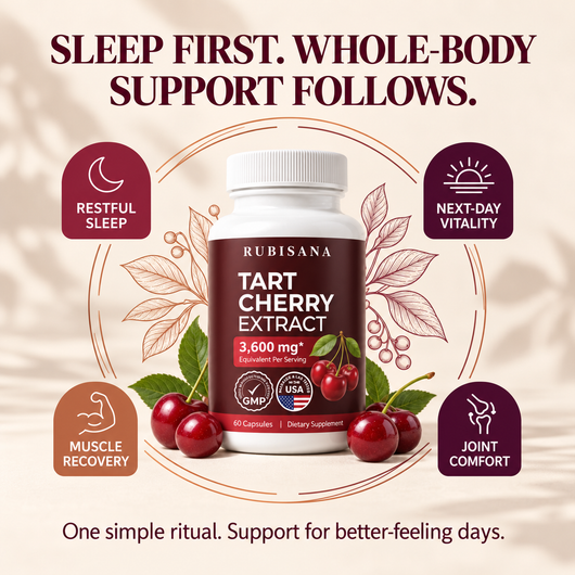 Rubisana Tart Cherry Extract Capsules for Sleep