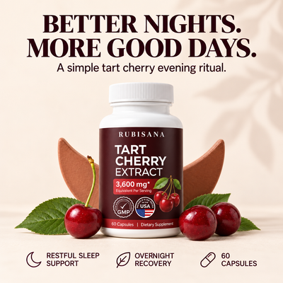 Rubisana Tart Cherry Extract Capsules for Sleep
