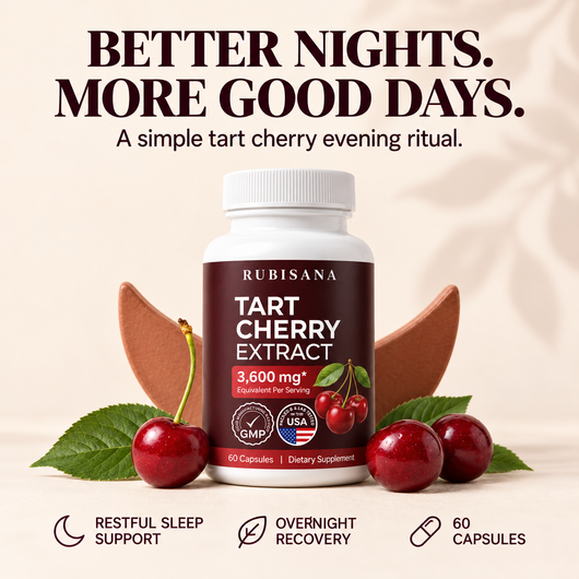 Rubisana Tart Cherry Extract Capsules for Sleep